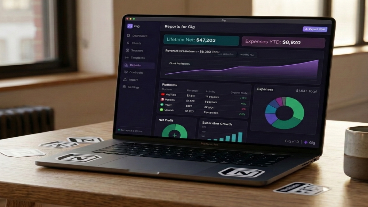 Projexions Gig app screenshot